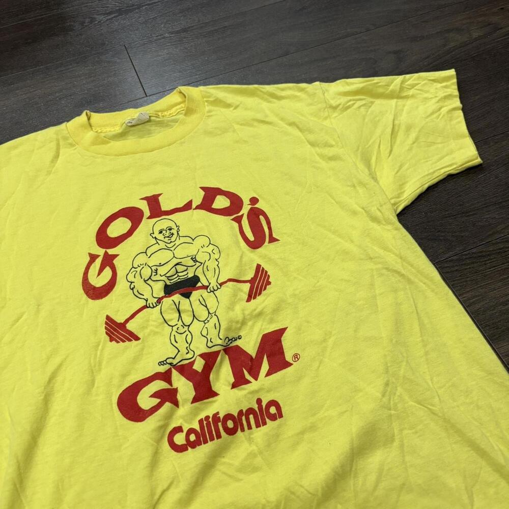 vintage golds gym California t shirt 80s XL fits M/L